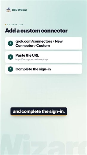 Connect Grok to Google Search Console #seo