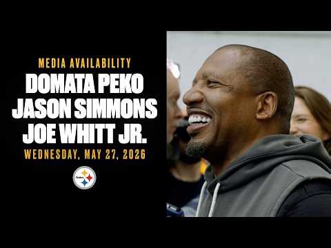 Defensive Coaches Media Availability (May 27) | Pittsburgh Steelers