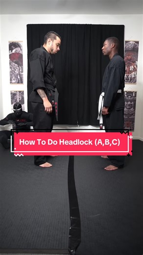 Headlock Techniques A, B, and C