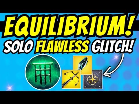 Solo FLAWLESS Equilibrium GLITCH BUILD! How To Get TAKEN Crystal & Exotic FAST!Destiny 2 Renegades