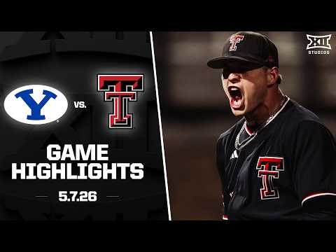BYU vs. Texas Tech Highlights (5.7.26) | 2026 Big 12 Baseball