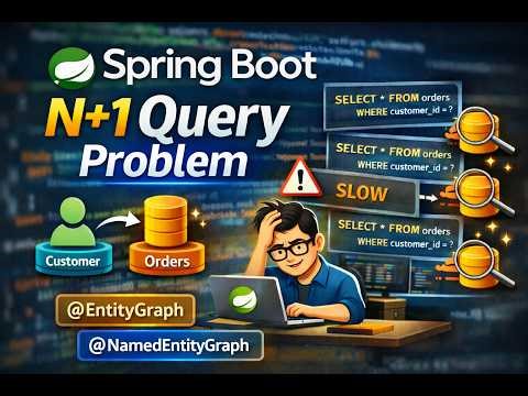 Spring Boot N+1 Query Problem Explained | Fix Using @EntityGraph & @NamedEntityGraph