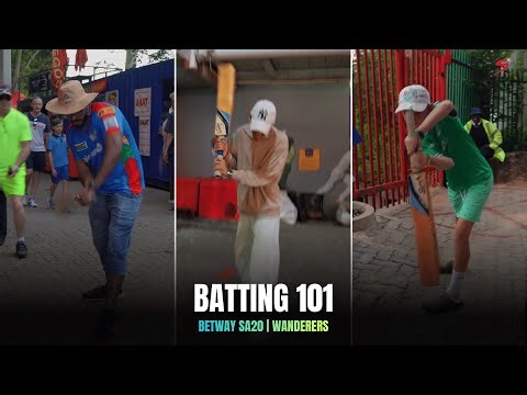 🏏 Testing Out The Batting Techniques At The Wanderers | Cricket 101 | Betway SA20
