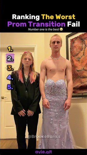 Ranking The Worst Prom Transition Fails🤣 #usa
