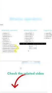 Operators in JAVA #java #learnjava #programmingbasics #shorts