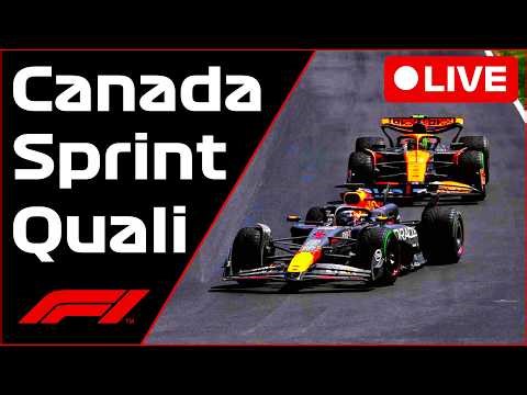 🔴F1 LIVE - CANADA SPRINT QUALI - Commentary + Live Timing