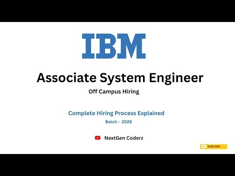🚀 IBM Hiring Freshers 2026 | Explained Full Selection Process & Interview Details