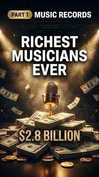 Top 5 Richest Musicians in the World #fyp #shorts #viral #music #topfive #hiphop