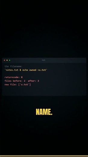 Your agent says the file is empty. It has 400 lines — shell=True split the filename