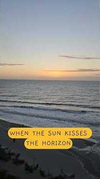 When the Sun Kisses the Horizon 🌅 | Peaceful Ocean Sunrise ASMR