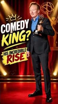 He’s the Richest & Funniest Host in the World! 😱💰#ConanOBrien #RichestHost #FunniestHost #LateNightm