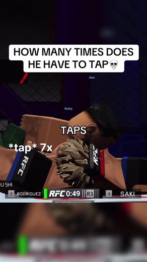 8 TAPS AND HE STILL WOULDN’T LET GO #roblox #ufc #robloxgames #robloxfyp