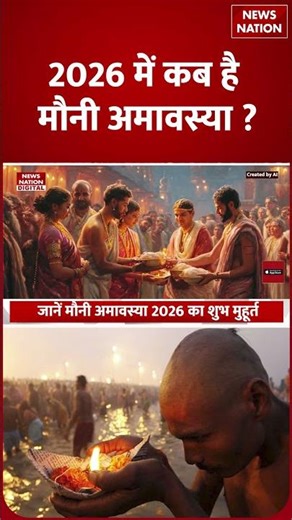 2026 mein kab hai mauni amavasya: 18 या 19 जनवरी कब है मौनी अमावस्या? Shubh Muhurat | Snan #shorts