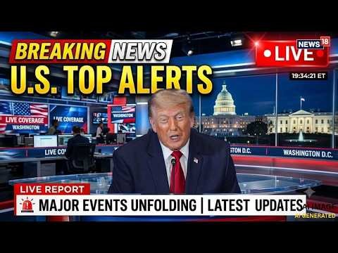 US Top Alerts LIVE: Midterm Showdown, Kennedy Center Clash & Trump’s CNN Ban | Greenland | N18G