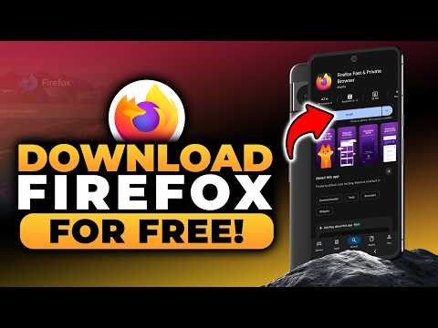 How To Download Mozilla Firefox On Mobile (100% WORKS) | FAST & EASY | NO Yapping. To The Point!
