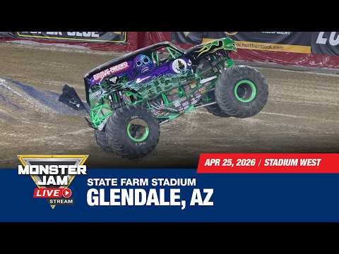 Monster Jam: Glendale, AZ - 1 (Full Event) | April 25, 2026 | Stadium West
