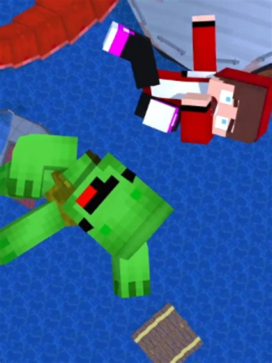 Minecraft JJ and Mikey vs Infected Ocean — Funny PvP Moments