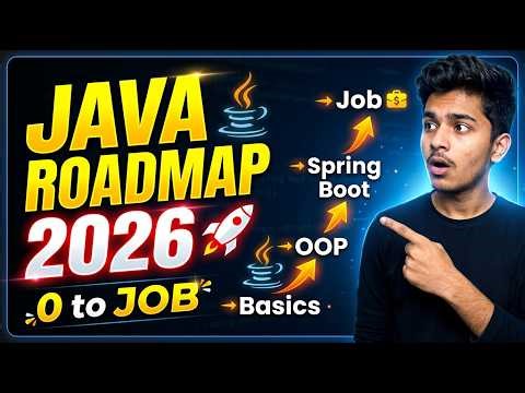 Java Roadmap 2026 🚀 From Beginner to Job Ready (Step-by-Step) | Complete Java Developer Roadmap