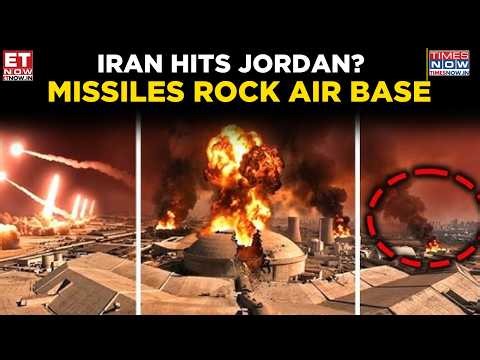 Iran Missiles Smash Jordan Air Base? Dramatic Video Shows Explosions At King Faisal Base | WATCH