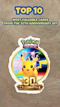Pokemon 30th Anniversary Top 10 #pokemon #tcg #top10