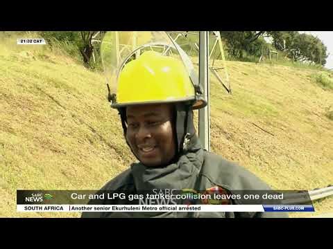 Car, LPG gas tanker collision leaves one dead