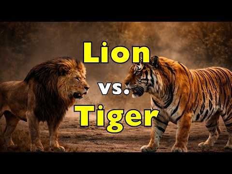 Lion vs Tiger: Who Would Really Win in a Fight? [ID1026]