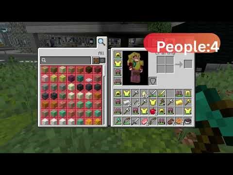 Minecraft Hunger Games! But the teams are decided...And you can't mine blocks...