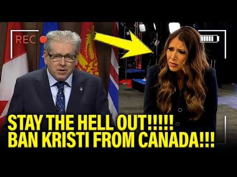 Canada MP delivers FINAL WARNING to TRUMP STOOGE!!!!