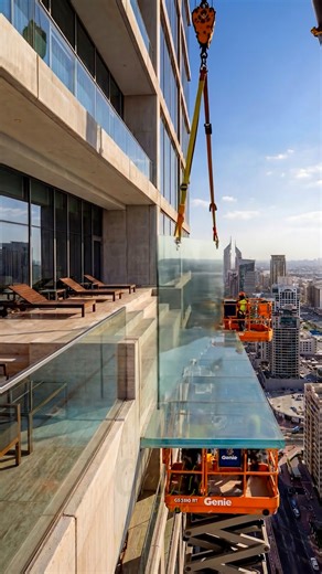 Installing a Sky-High Glass Infinity Pool on a Luxury Skyscraper | DIY & Crafts