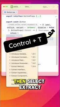 #webstorm New Best Refactoring: Extract to File #jetbrains #typescript
