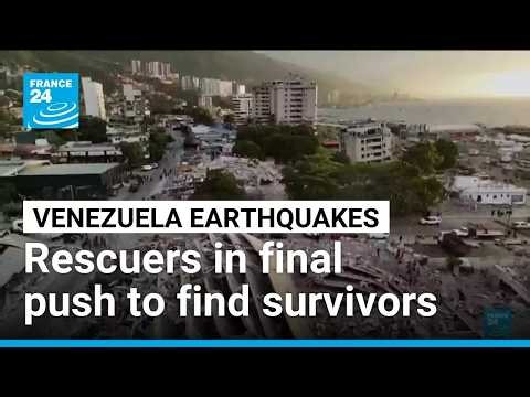 Venezuela rescuers in final push to find survivors as anger mounts • FRANCE 24 English