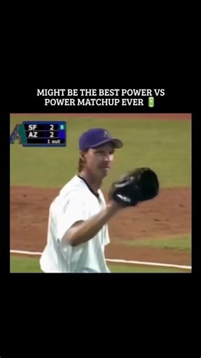 Watch Randy Johnson blow a 99 mph fastball right past Barry Bonds, leaving the legendary slugger.