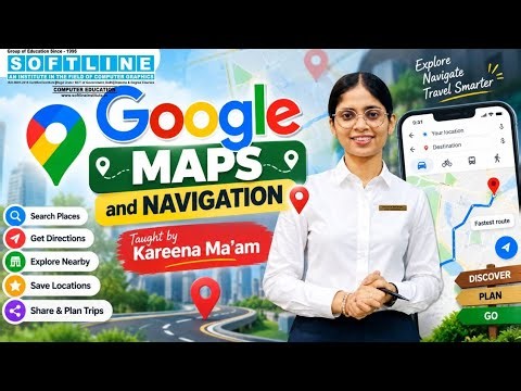 Google Maps & Navigation Tutorial 🗺️ | Search Places, Get Directions & Plan Trips | Kareena Ma’am