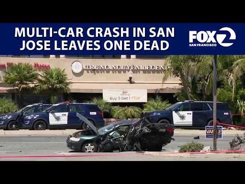 Multi-vehicle crash closes San Jose streets