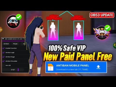 Free Fire Panel Mobile 🔥 FF Antiban Panel OB53 | Free Fire Hack New 😈 FF Injector 2026 | FF Panel