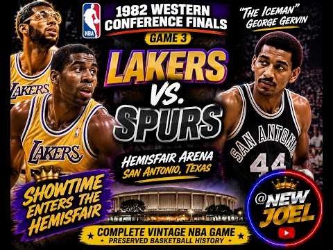 Magic Johnson vs George Gervin — Lakers at Spurs | 1982 NBA Playoffs Full Game