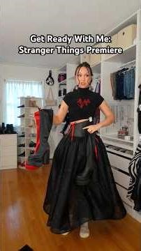 Get Ready With Me: Stranger Things S5 Premiere #strangerthings #fashiondesigner #sewingpatterns