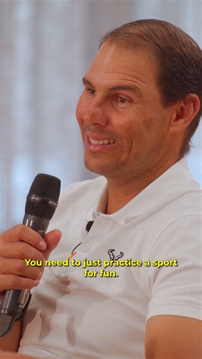Rafael Nadal on developing as a Person and a Player