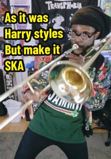 If harry styles popped off in the 90s 👀 Lil SKA action for ya today 🙂‍↕️ This was one of my fav covers from FOUR YEARS AGO!!! 😮‍💨 Streaming on all platforms for yaaaaa #ska #90s #music #punk #harrystyles