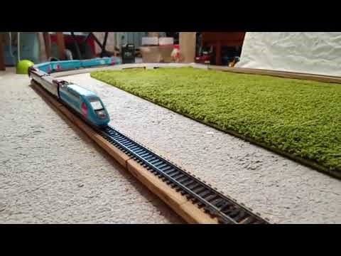 High-speed Mehano TGV Duplex OUIGO Train model / Mehano TGV Thalys Train Model H0