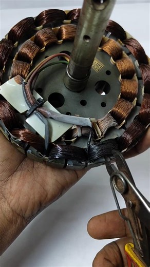 Ceiling Fan Partial Rewinding | Fixing 2 Burnt Coils #CeilingFanRepair #FanRewinding #ElectricalDIY