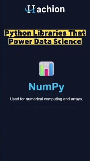 Top Python Libraries Every Data Scientist Must Know 🚀🐍 #Python #DataScienceDescription