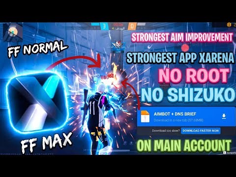 Strongest Aim Improvement ➕ Best App Working Without Root or Shizuku for Free Fire Max Main Account