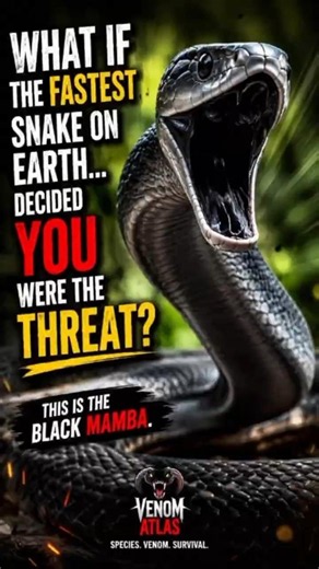 Black Mamba: Fastest Snake on Earth 🐍