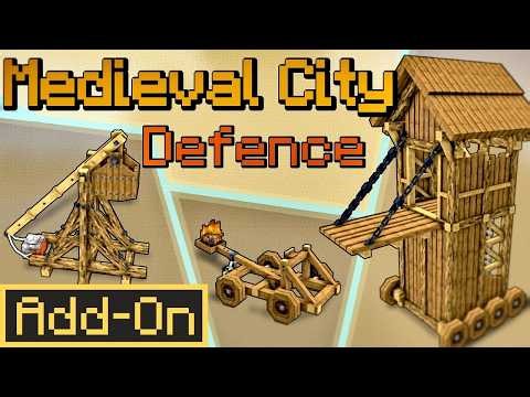 MEDIEVAL CITY DEFENCE ADDON Adds Epic Castle Sieges to Minecraft Bedrock!