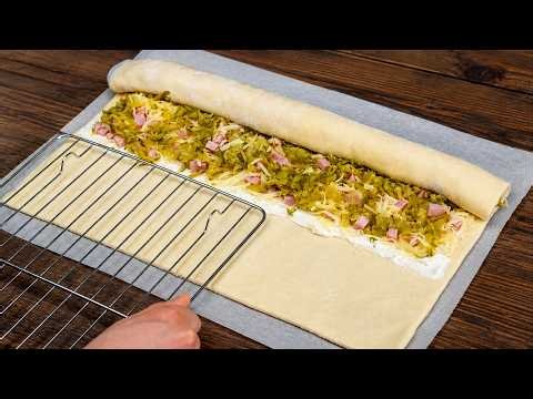 Puff pastry appetizer with filling that impresses every time