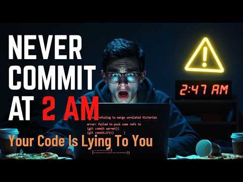 Why You Should NEVER Commit Code After 2 AM (Every CS Student Needs to See This) #education #coding