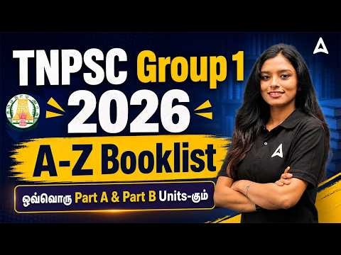 TNPSC Group 1 2026 Booklist Part A and B Subjects Complete Guide