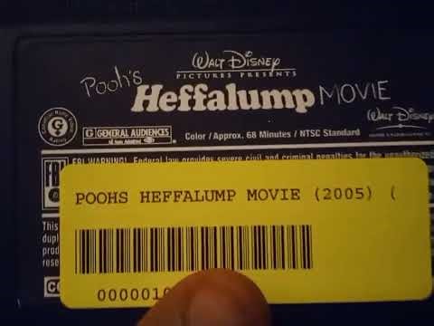 Pooh's Heffalump Movie 2005 VHS Review