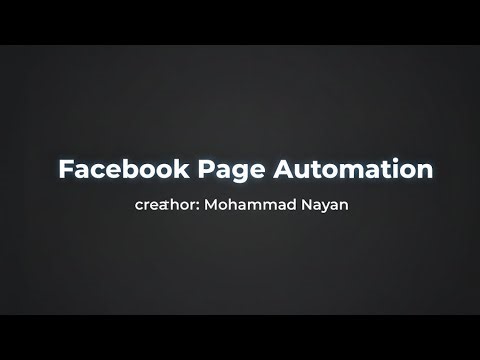 Nayan Bot – Facebook Page Automation | Messenger & Comment Auto Reply | fb page bot